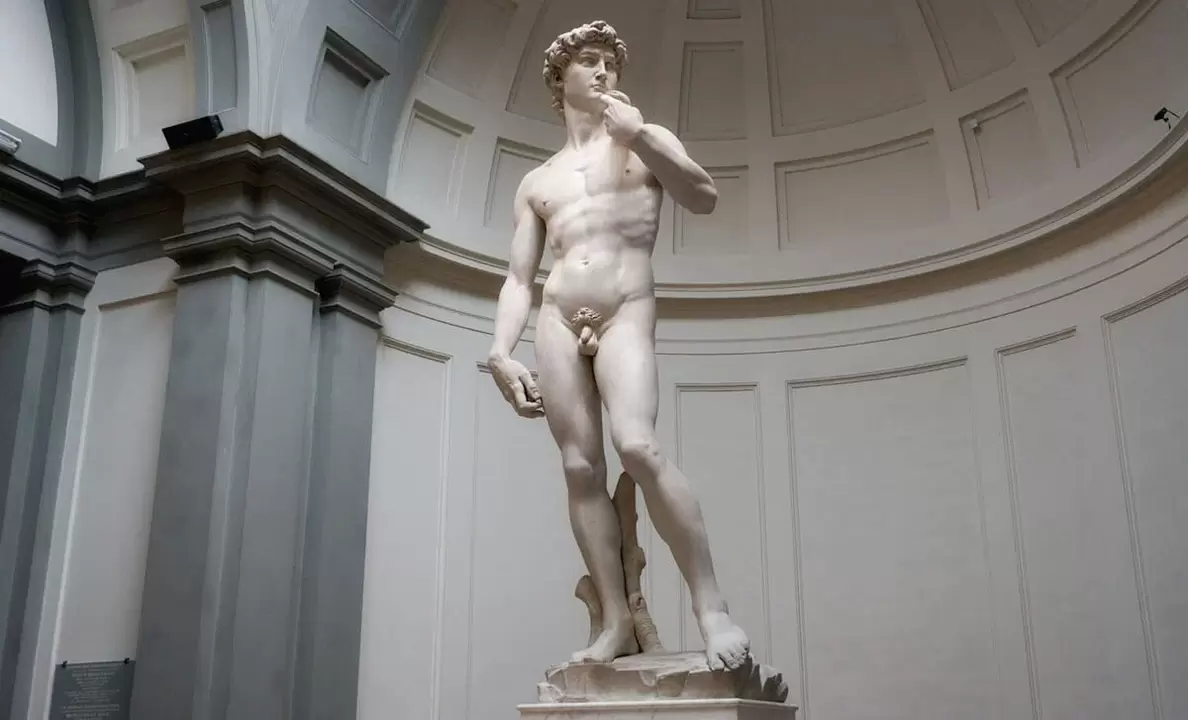 statue of a naked man and penis enlargement